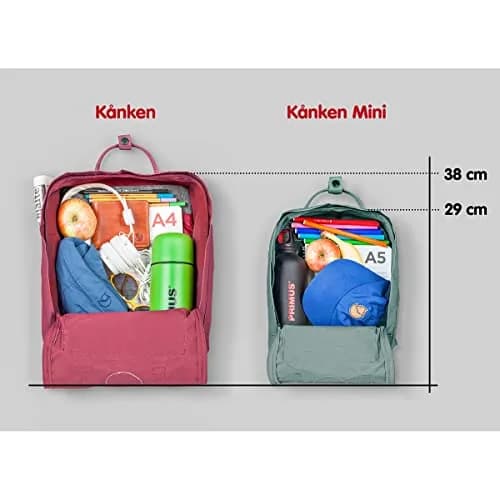 Fjällräven Kånken Mini Backpack Graphite 7L (0.25 cu ft) | Durable Vinylon F Fabric thumbnail 3