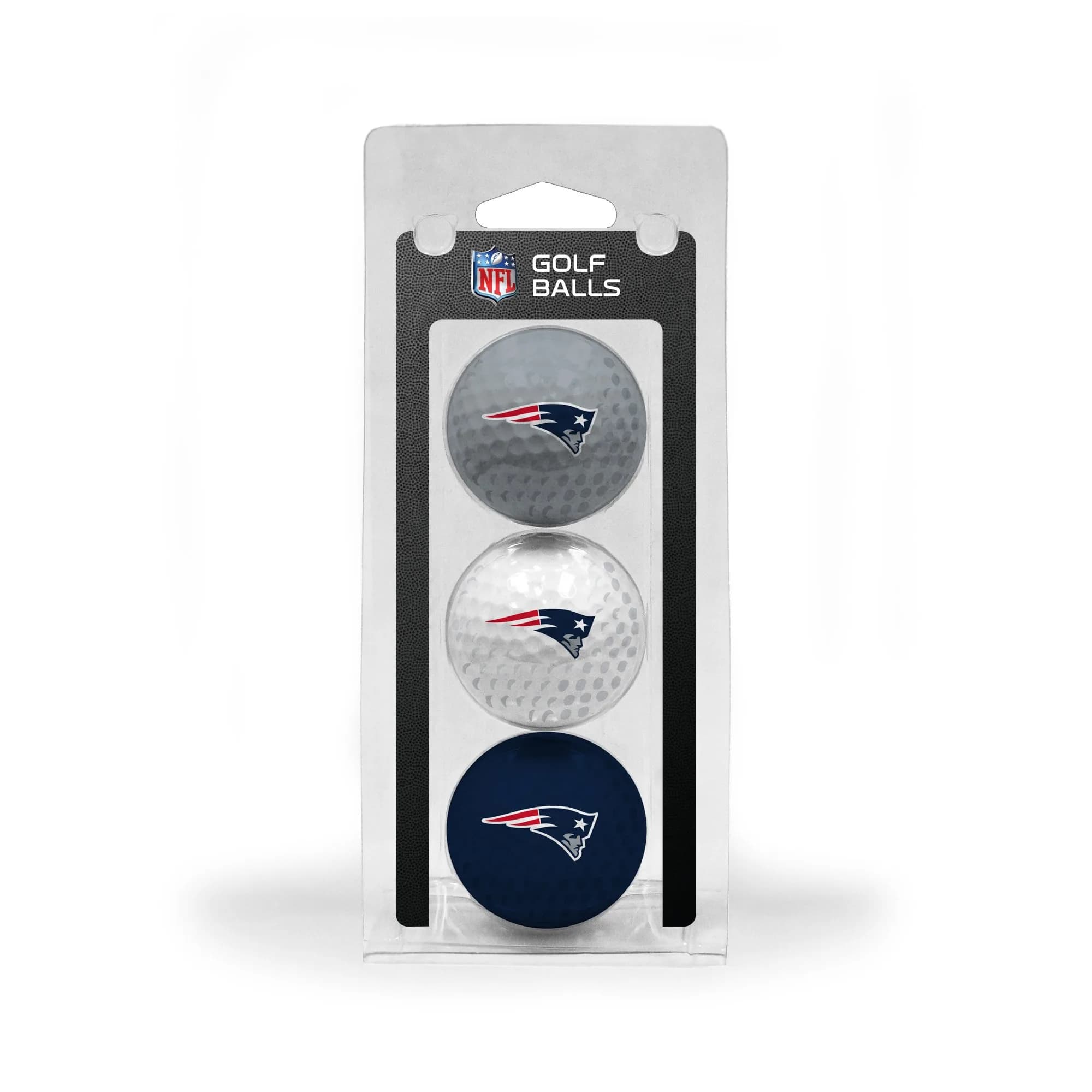 Team Golf NFL Kansas City Chiefs 3 Golf Ball Pack | Officially Licensed, Durable, Full Color Imprint (3 Pack, Multi Team Colors) - main product image