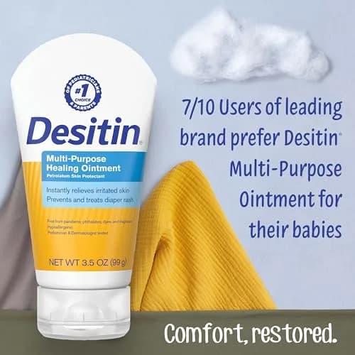 Desitin Multipurpose Healing Ointment 103 ml (3.5 oz) | Skin Protectant for Diaper Rash, Dry Skin, Chafing, Minor Burns thumbnail 2