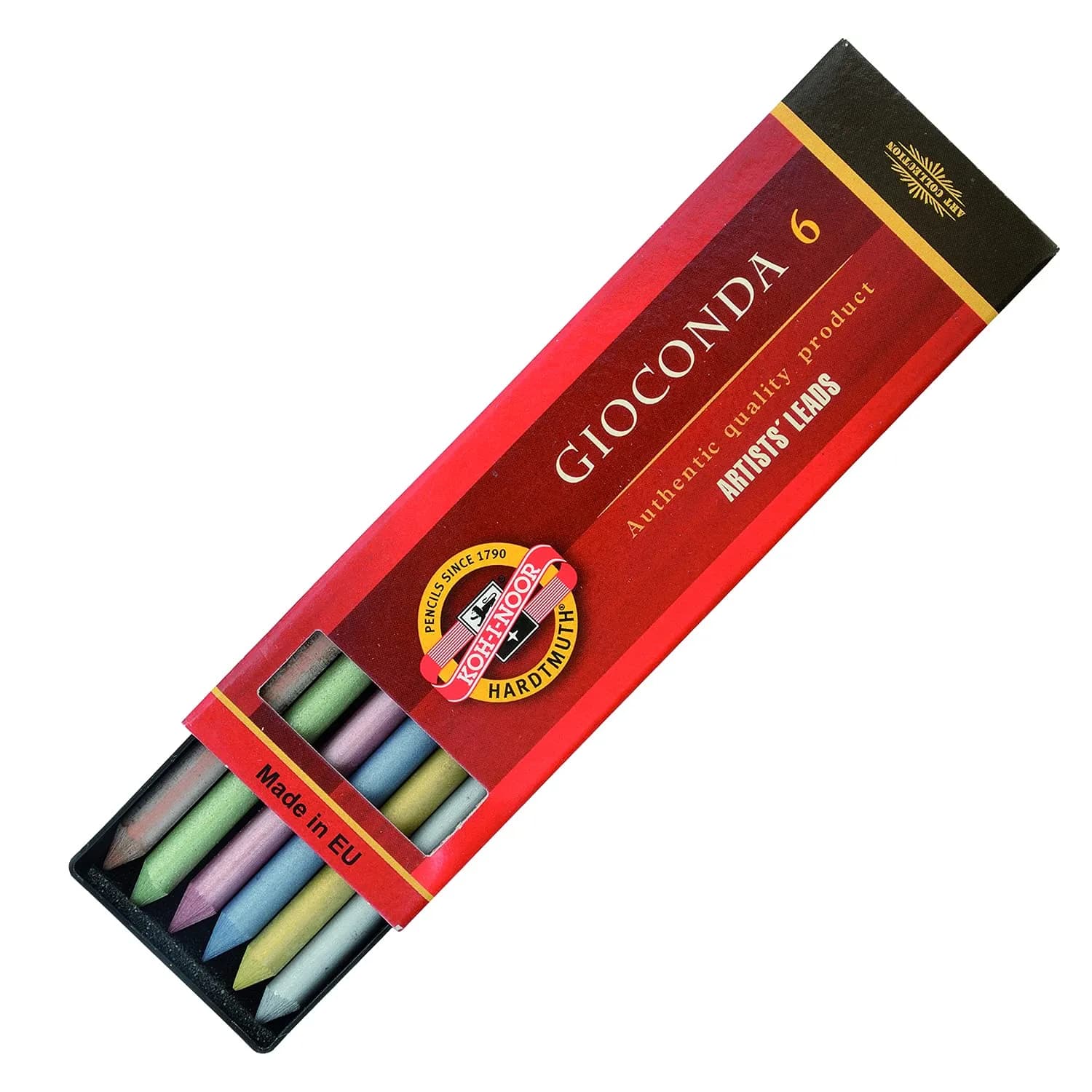 Koh-I-Noor Metallic Coloured Leads (Set of 6) | High-Quality Drawing & Writing Refills - main product image