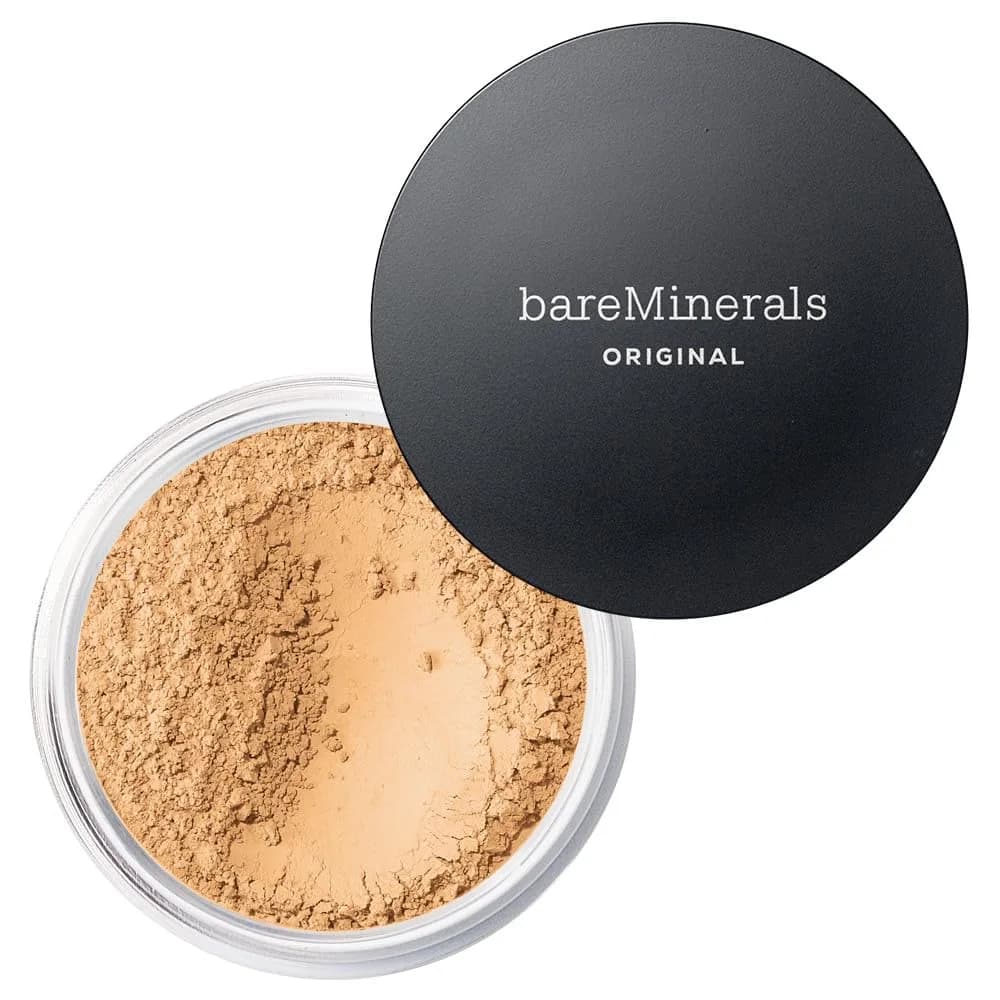 bareMinerals Original Loose Powder Foundation SPF 15, Fairly Light 03, Vegan, Cruelty-Free & Dermatologist-Tested | 7.9g (0.28 Oz) — 14 Golden Medium / 0.28 Ounce