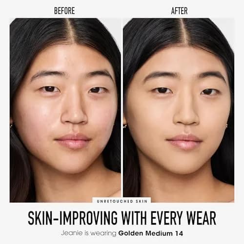bareMinerals Original Loose Powder Foundation SPF 15, Golden Medium 14, 0.28 oz (8 g) | Vegan, Cruelty-Free & Dermatologist-Tested thumbnail 2