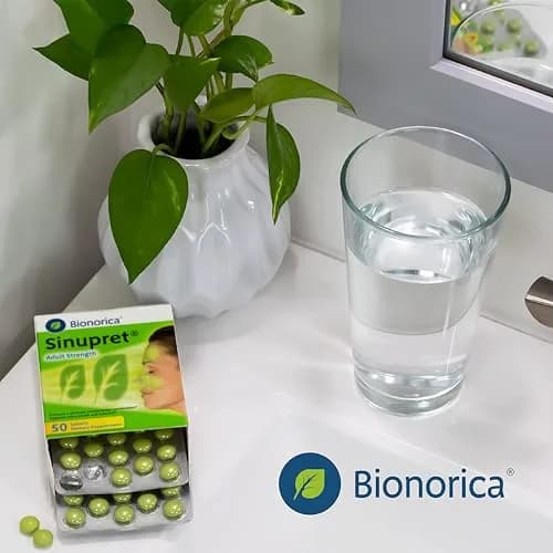 Bionorica Sinupret Sinus & Immune Support Supplement, 50 Tablets, 2 Pack | Natural Herbal Sinus Relief & Immune Boost thumbnail 7