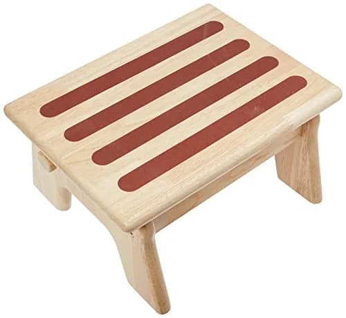 My Brest Friend Adjustable Wooden Nursing Foot Stool | Supportive, Non-Slip, Sustainable Rubber Wood (13.6" x 10.5" x 3.1") thumbnail 1