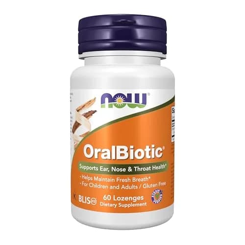 NOW OralBiotic™ 60 Lozenges | Supports Mouth & Throat Health, Adults & Kids thumbnail 1