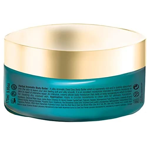Premier Dead Sea Body Butter- Shea Butter Moisturizer, Herbal 5.95 Fl Oz | Deep Hydration & Anti-Aging for Dry Skin thumbnail 3