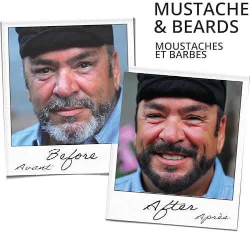 Greyfree Hair Mascara Root Touch-Up for Gray Hair | Precision Hairline Concealer for Brows & Beard (DARK BLONDE) | Temporary Gray Coverage thumbnail 6
