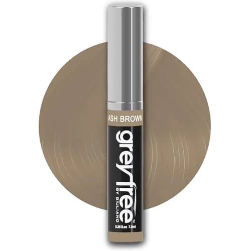 Greyfree Ash Brown Hair Mascara Root Touch-Up Wand | Temporary Gray Coverage for Roots, Brows & Beard thumbnail 1