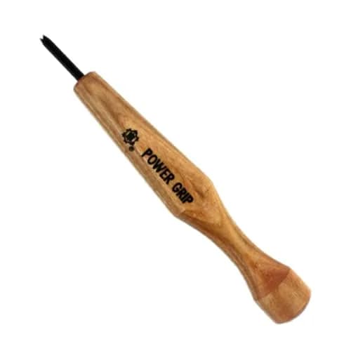 三木章 Mikisho Power Grip Chisel Triangular 1.5mm | Japanese Hand Tool for Wood Carving thumbnail 1