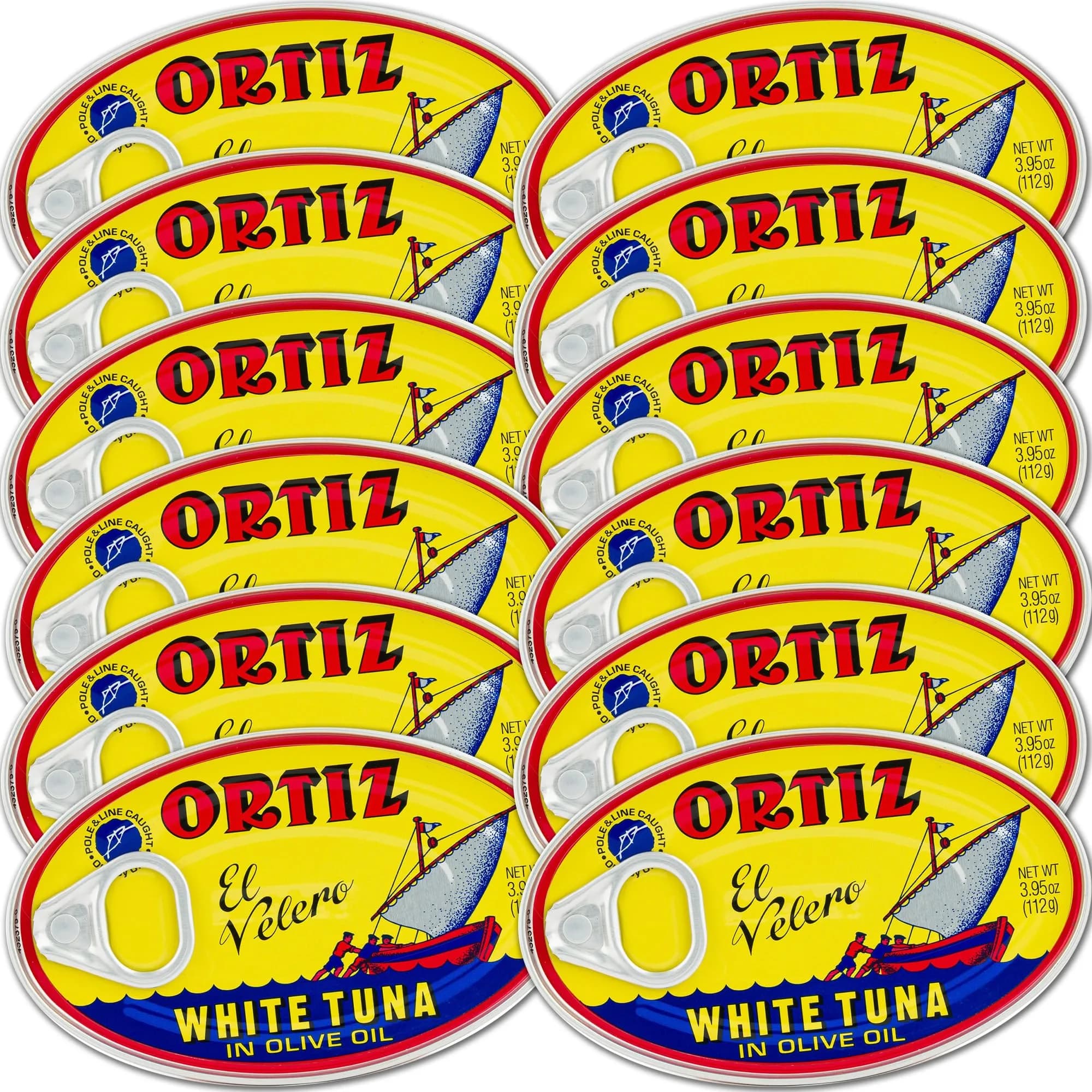 Ortiz White Tuna in Olive Oil, 112g (3.95oz) | Spanish Wild Caught Bonito del Norte — 3.95 Ounce