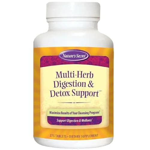 Nature's Secret Multi-Herb Digestion & Detox Support | 275 Tablets for Digestive Wellness & Cleansing thumbnail 1