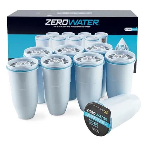 ZeroWater Official Replacement Water Filter 8-Pack | Removes PFOA/PFOS, Lead, Mercury thumbnail 1
