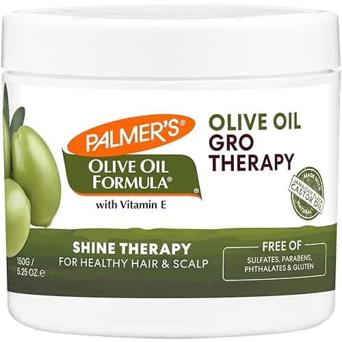 Palmer's GRO Shine Therapy Hairdress Olive Oil Formula 156 g (5.25 oz) | Therapeutic Balm for Softness and Manageability thumbnail 1