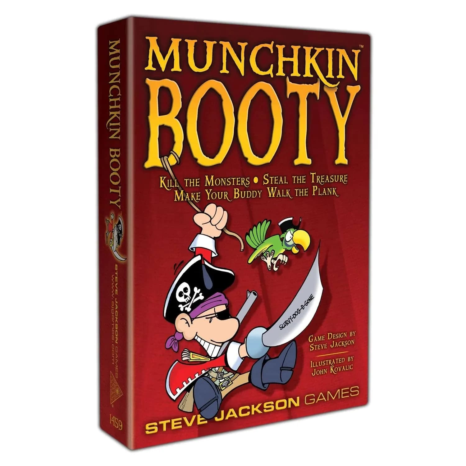 Steve Jackson Games Munchkin Booty Pirate Card Game for 3-8 Players | Stand-Alone Adventure — Multicolor