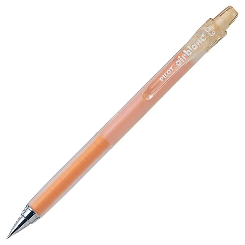 Pilot AirBlanc Mechanical Pencil 0.3mm Green Body | Writing Instrument for Students — Orange Body