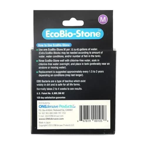 EcoBio-Block Aquarium Water Clarifier (Medium, 15–40 gal) | Crystal Clear Water, 2-Year Lasting Natural Solution thumbnail 4