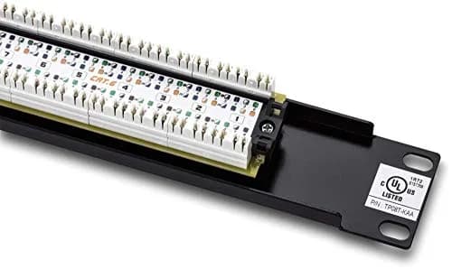 TRENDnet 8-Port Cat6 Unshielded Patch Panel, TC-P08C6 | 250 MHz Gigabit Ethernet, 10 Inch Wide, Cat 6 thumbnail 4