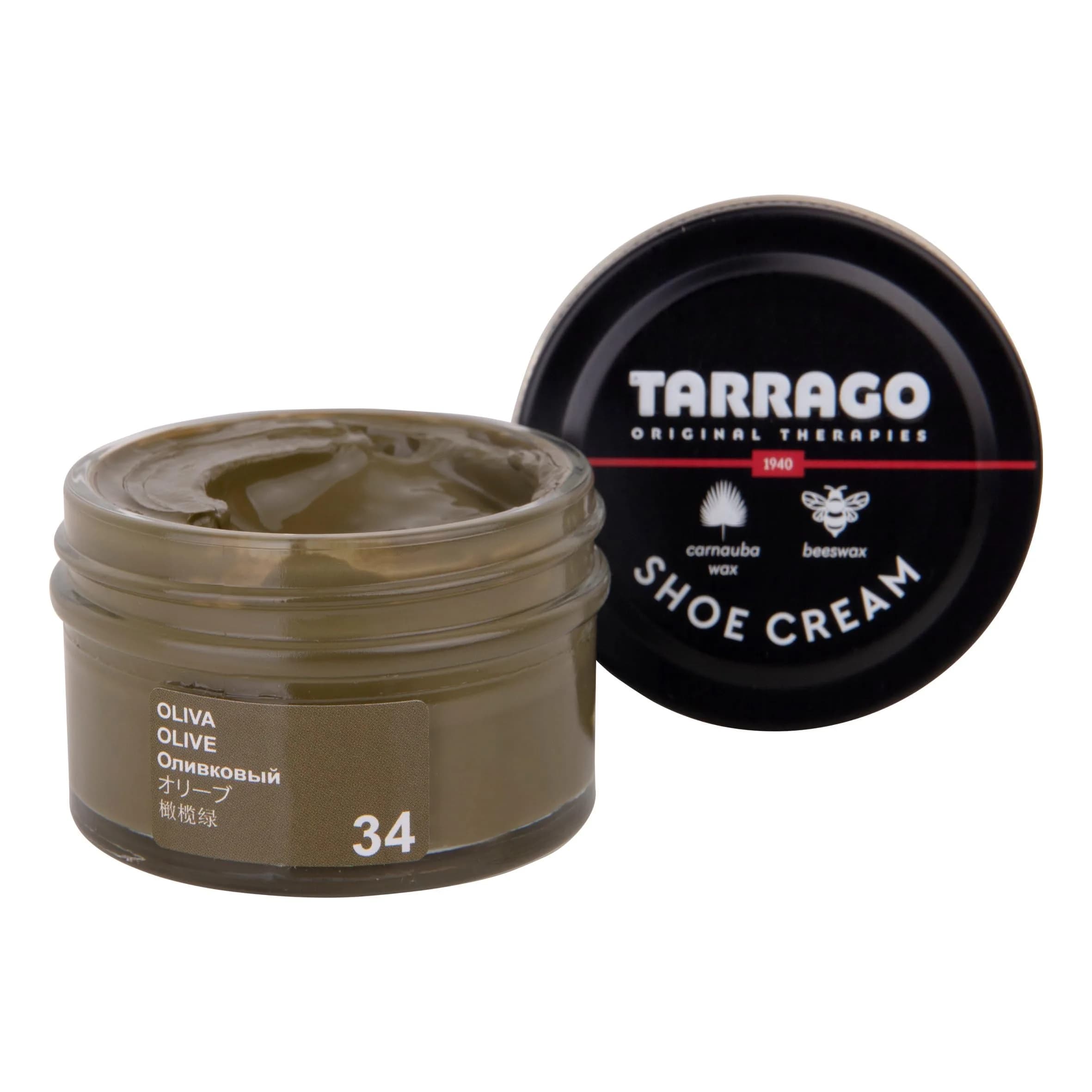 Tarrago Shoe Cream Professional Shoe Polish 50ml (1.7 Fl Oz) | Eco-Friendly Leather Conditioner for Boots, Purses, Furniture