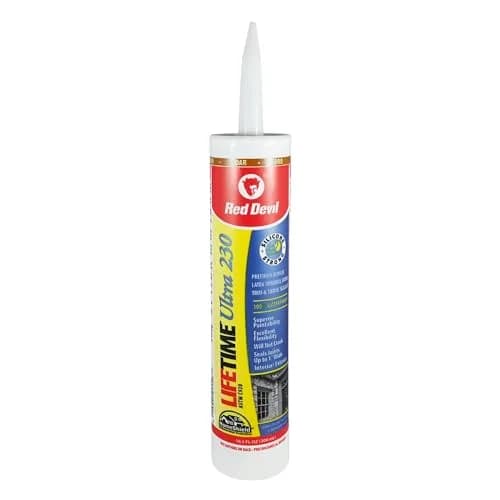 Red Devil Lifetime Ultra Premium Elastomeric Acrylic Latex Sealant, 286 g (10.1 oz) Cedar | Lasts a Lifetime thumbnail 1