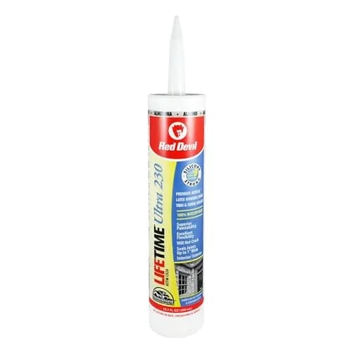 Red Devil Lifetime Ultra Premium Elastomeric Acrylic Latex Sealant 286 ml (10.1 oz.) Almond | Interior/Exterior Use thumbnail 1
