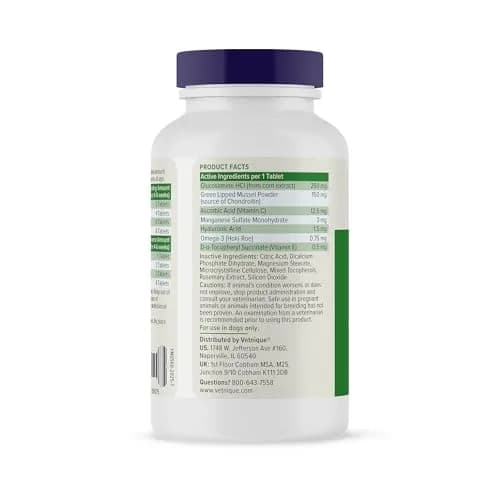 YuMOVE Dog Hip & Joint Supplement Regular Strength 60 Chewable Tablets | Vet-Formulated with ActivEase Green Lipped Mussel thumbnail 8