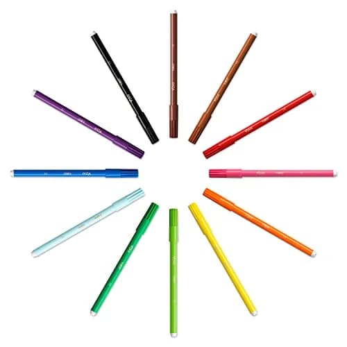 BIC Kids Colouring Kit for Children - 8 Felt-Tip Pens / 8 Coloured Pencils / 12 Chalks | Creative & Safe for Kids thumbnail 4