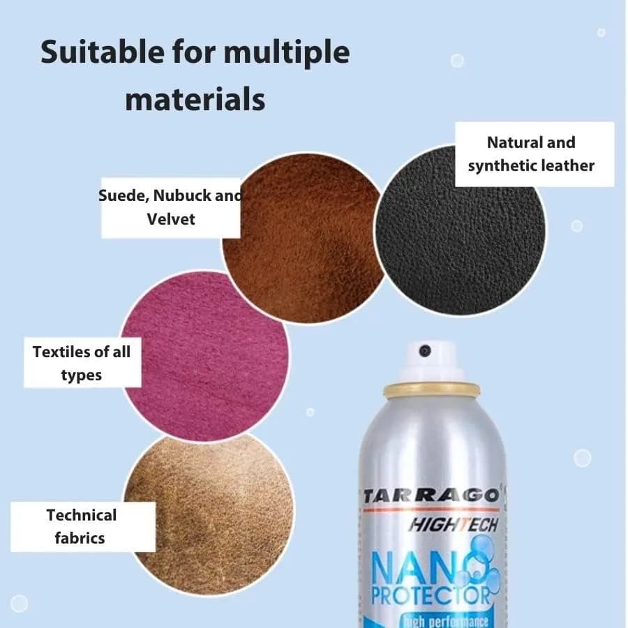 Tarrago Nano Shoe Protector Spray 250ml (8.5 Fl Oz) | Waterproof & Stain Repellent for All Materials thumbnail 12