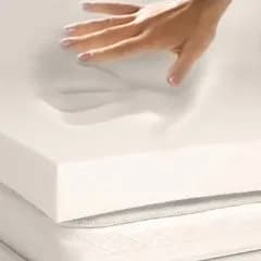 Memory Foam Solutions Full Mattress Topper 2 Inch Thick | Supportive, Gel-Like Feel, Made in USA thumbnail 5