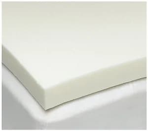 Memory Foam Solutions King Size 2 Inch Thick, 4 Pound Density Gray Visco Elastic Mattress Pad Bed Topper | Made in USA thumbnail 3