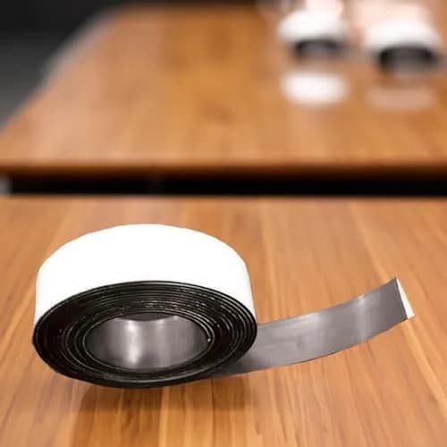 School Smart Magnetic Rubber Strip 1/2 in x 10 ft | Adhesive Backed Magnetic Tape for Surfaces thumbnail 5