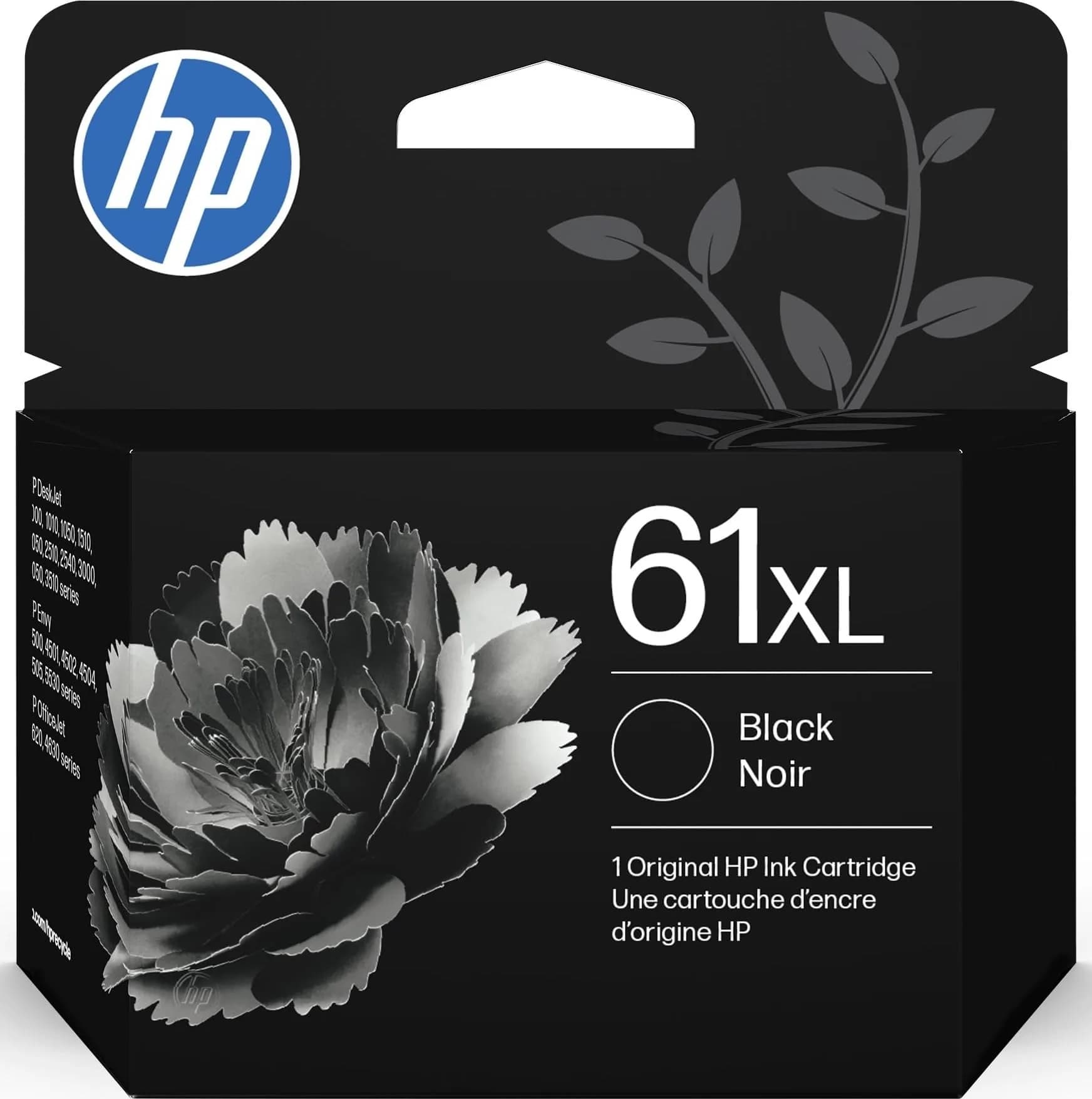 HP 61XL Black High-Yield Ink Cartridge | 360 Pages — 430 Pages