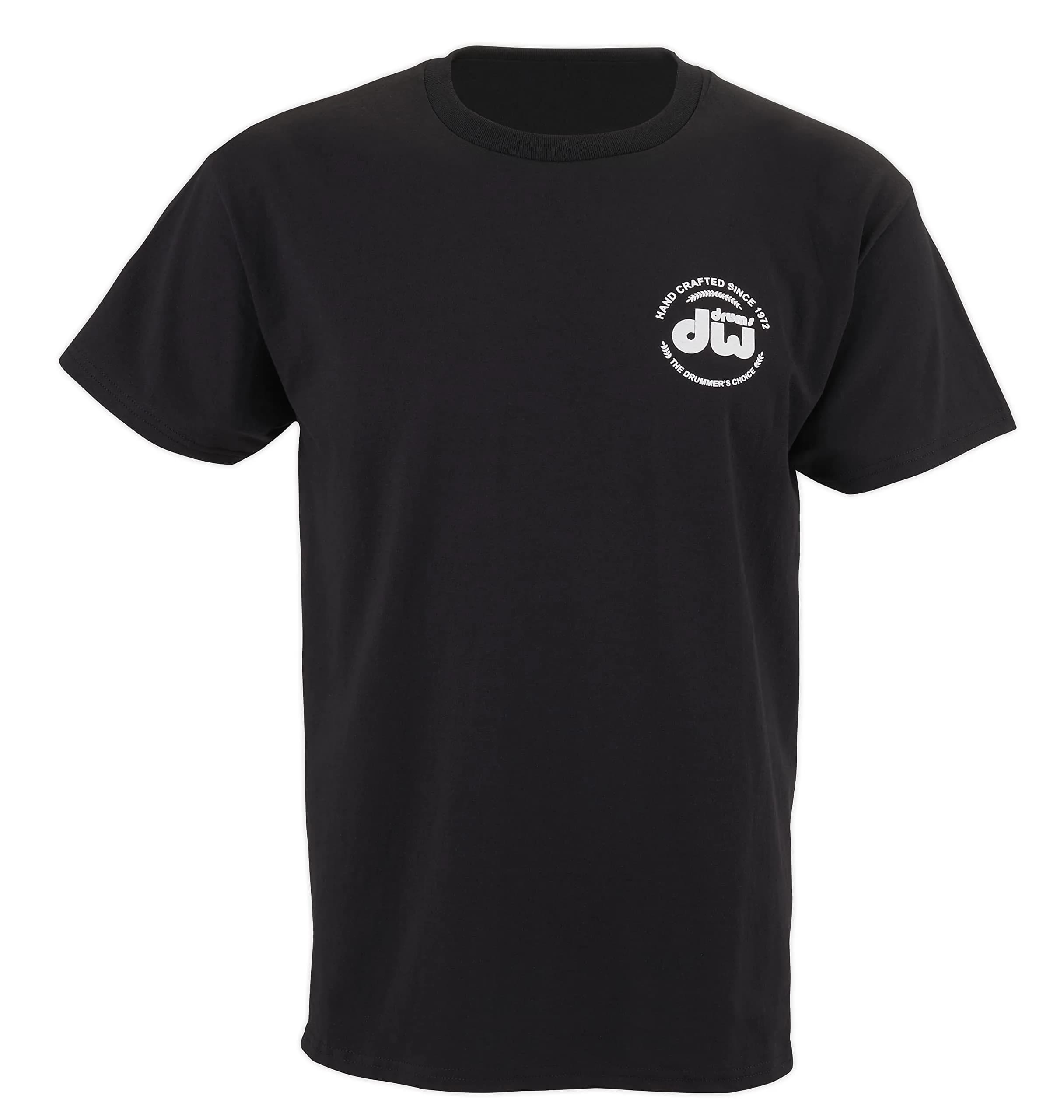 Drum Workshop Heavy Cotton Short Sleeve T-Shirt, Black, Large US | Classic Music Tee for Men - main product image
