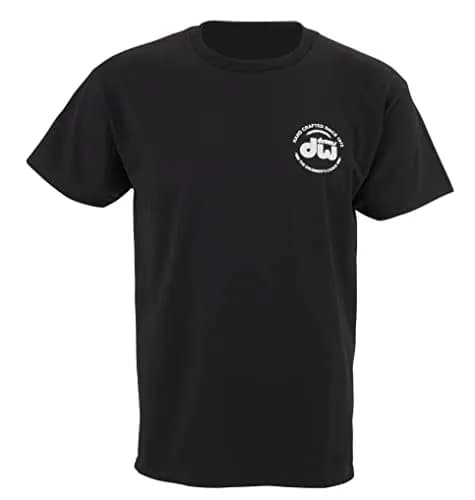 Drum Workshop Short Sleeve Tee, Heavy Cotton, Black | Classic Casual T-Shirt for Men thumbnail 1