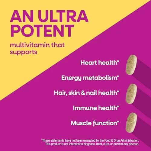 Nature's Way Alive! Women's Ultra Multivitamin 60 Count | High Potency Vitamin for Energy Metabolism & Immune Health thumbnail 3
