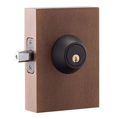 Copper Creek Single Cylinder Deadbolt Standard Size Black | ANSI Grade-3 Security thumbnail 2