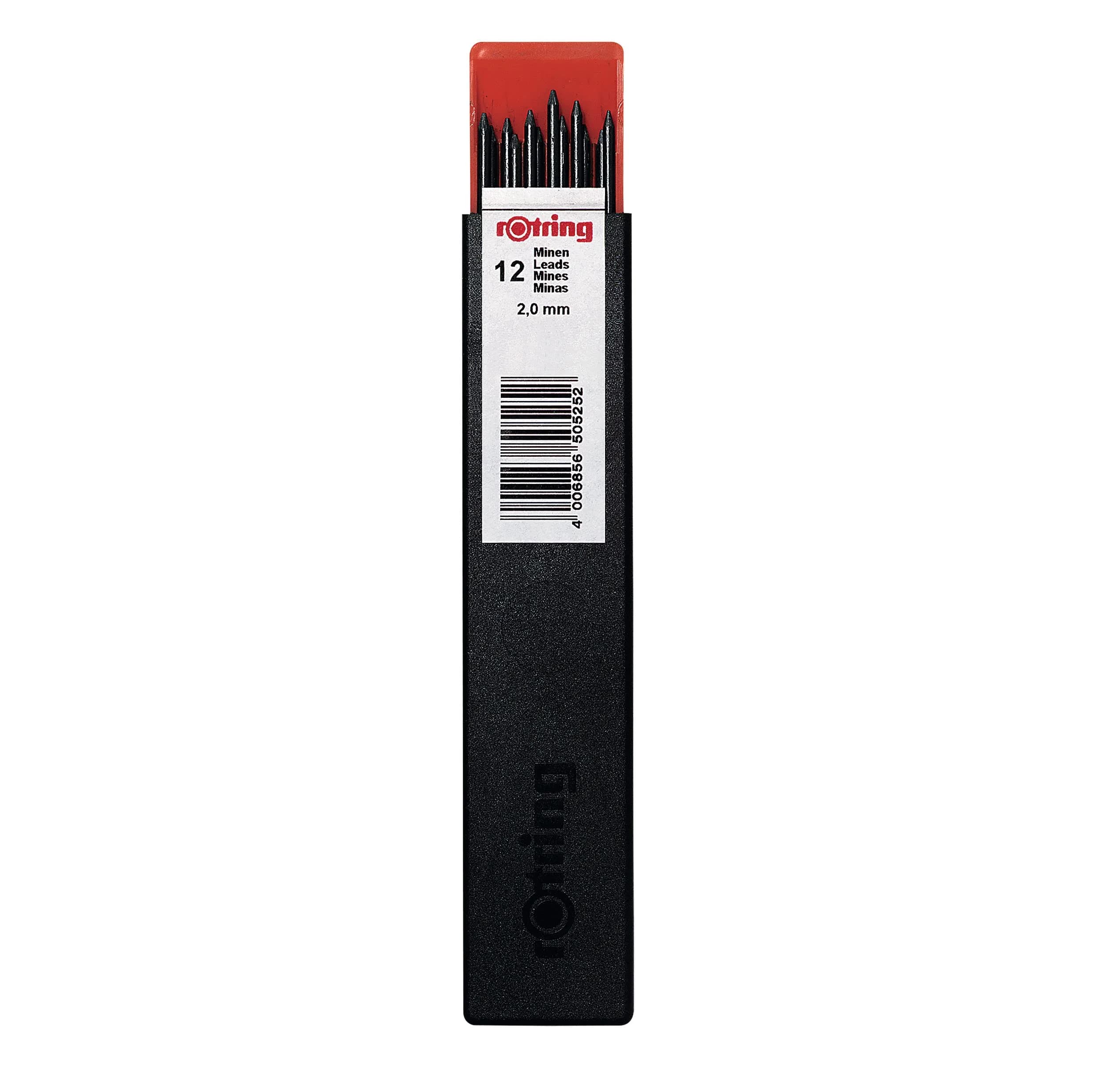 rOtring Tikky Mechanical Pencil Replacement Leads 2.0 mm HB (12 Count) - main product image