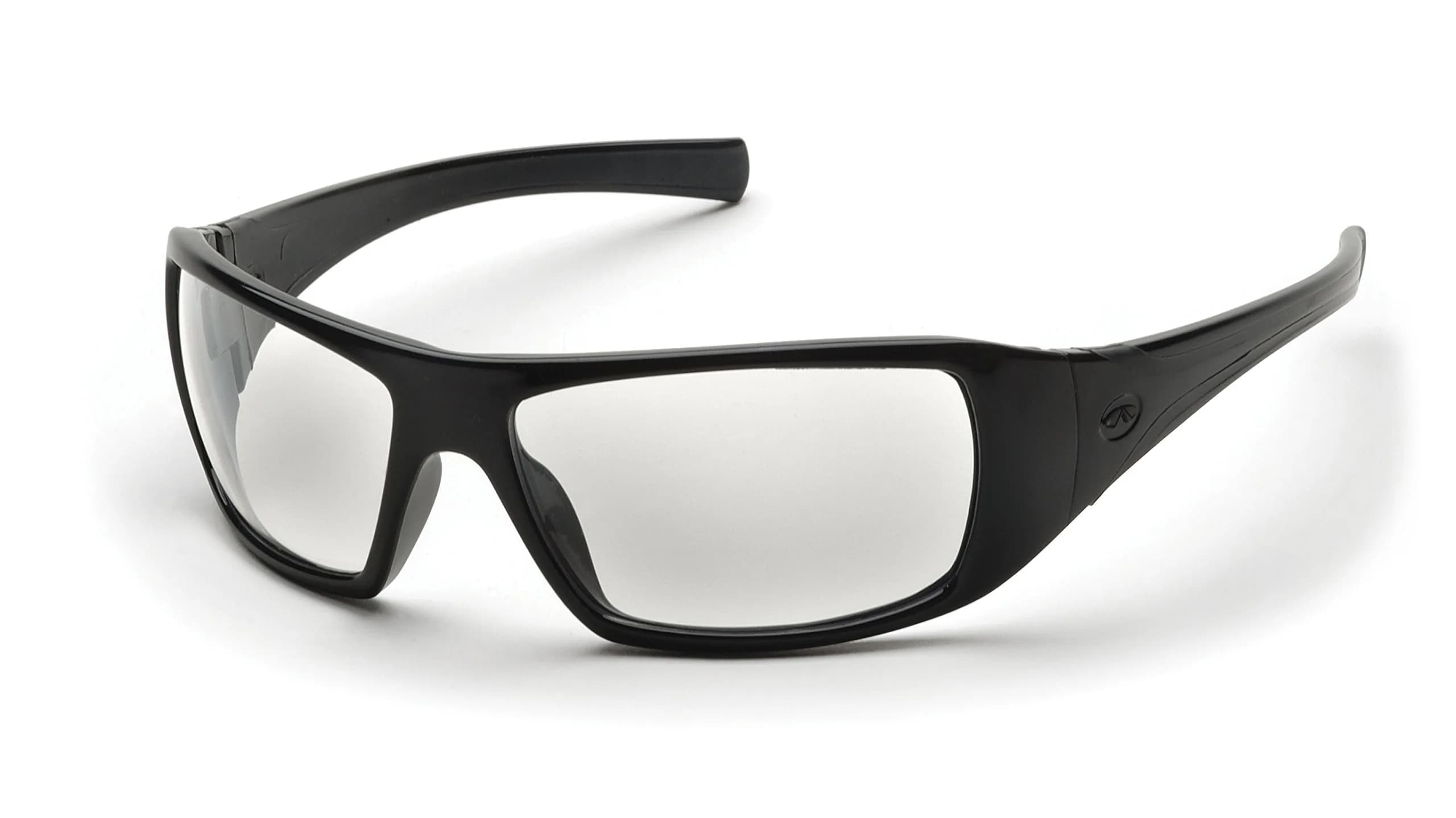 Pyramex Goliath Safety Eyewear, Black Frame, Clear Lens | ANSI Z87.1+ Certified Impact Resistant - main product image