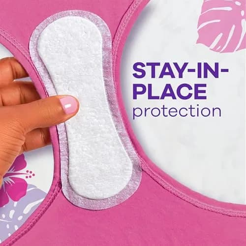 Always Panty Liners for Women Thin No Feel Protection Daily Liners Regular Unscented 162 Count | Breathable, Discreet, Light Absorbency thumbnail 8