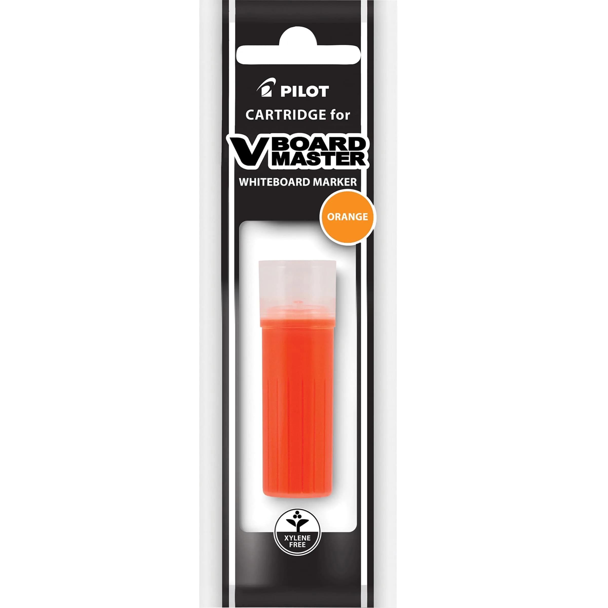 PILOT V Board Master BeGreen Whiteboard Marker Refill Green Ink 1 Count | Smooth Ink Flow — Orange