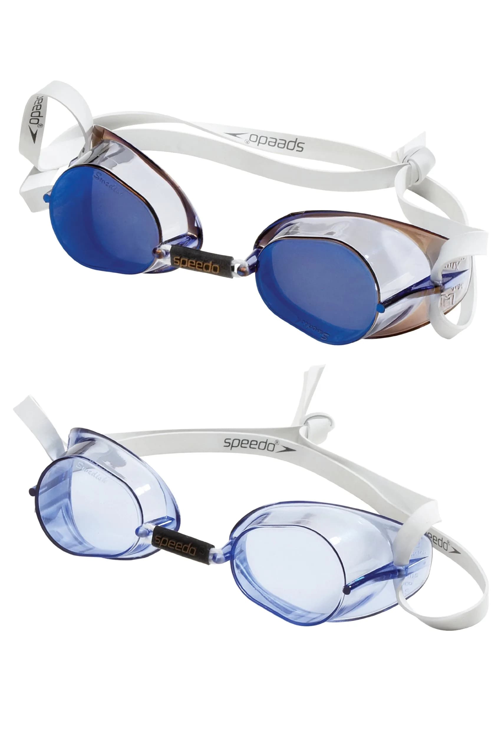 Speedo Unisex-Adult Swim Goggles Swedish | Anti-Fog, Low Profile, 2 Pack - main product image