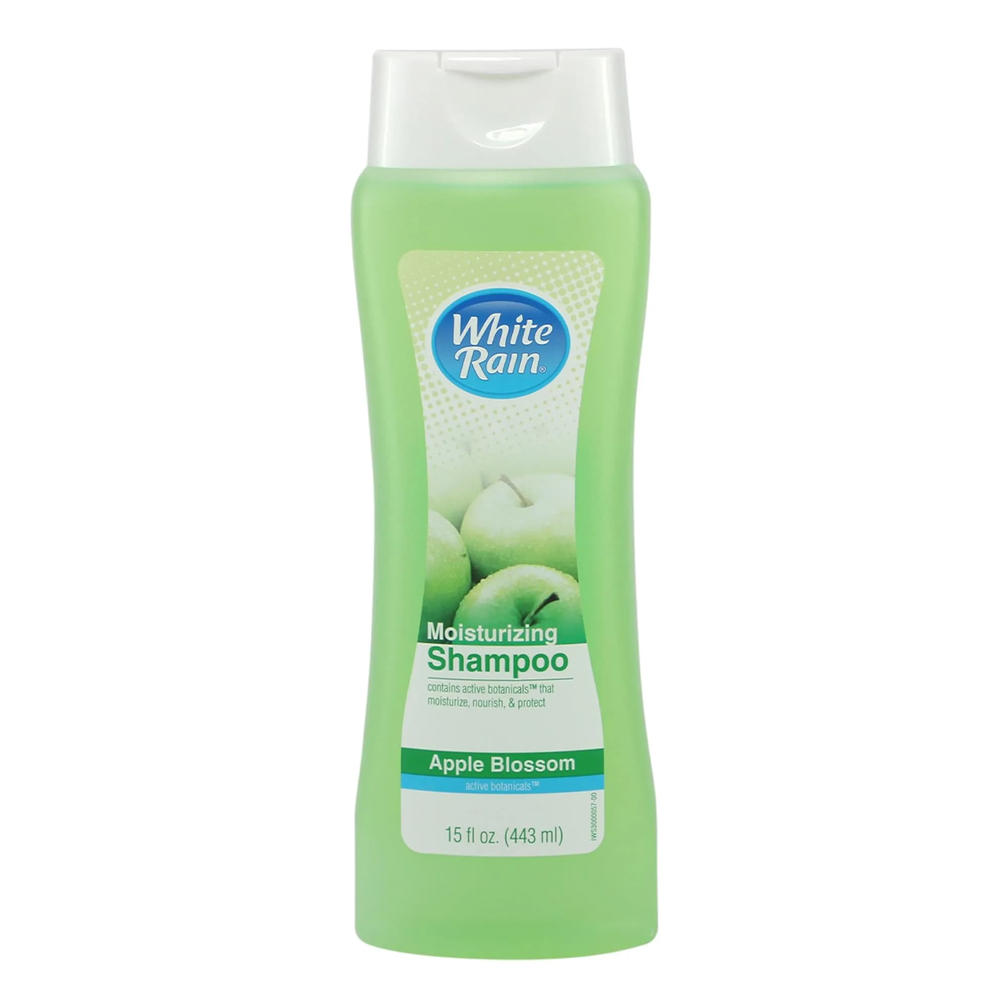 White Rain Moisturizing Shampoo – Apple Blossom Scent, 15 fl oz | Hydrating, Paraben-Free, Cruelty-Free - main product image