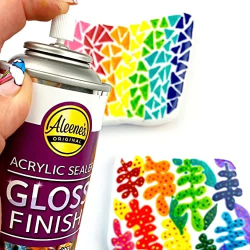 Aleene's Spray Acrylic Sealer Gloss Clear Finish 177ml (6 fl oz) | Protects Crafts and Art Projects thumbnail 6