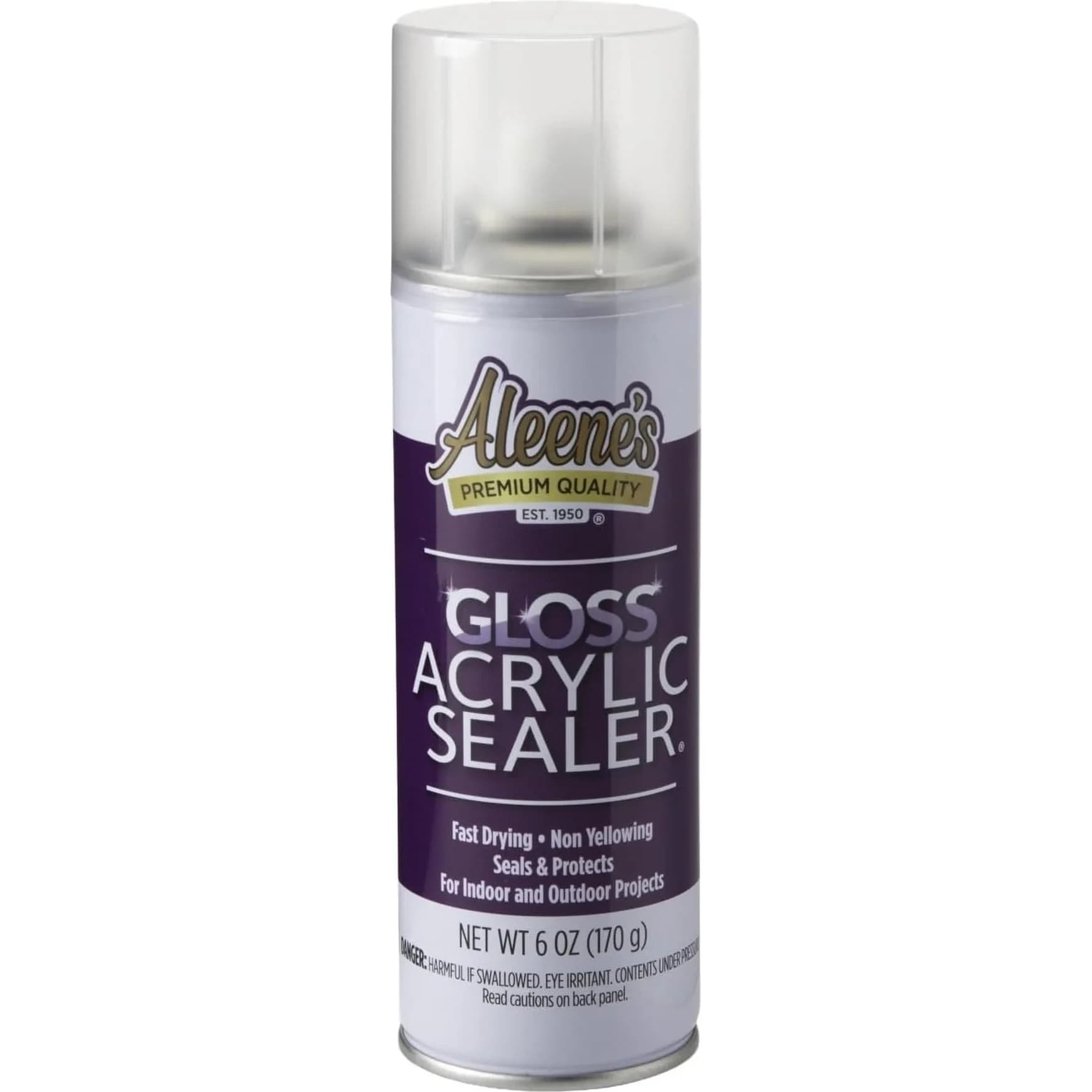 Aleene's Spray Acrylic Sealer Gloss Clear Finish 177ml (6 fl oz) | Protects Crafts and Art Projects thumbnail 1