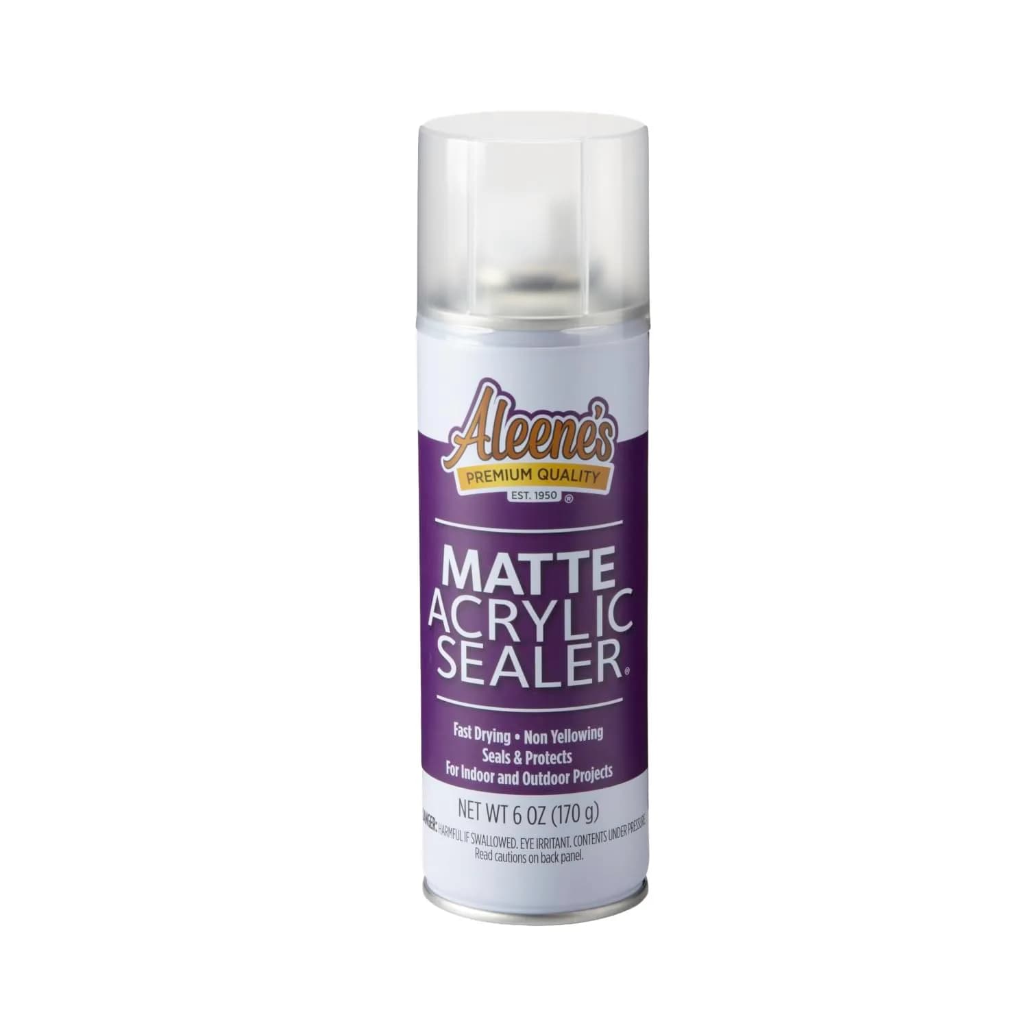 Aleene's Matte Clear Acrylic Sealer Spray 177ml (6 oz) | Protects Crafts & Art Projects - main product image