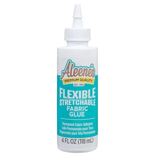 Aleene's Flexible Stretchable Fabric Glue 4 oz (118 ml) | Bonds Sequins, Glitter, Beads to Fabric thumbnail 1