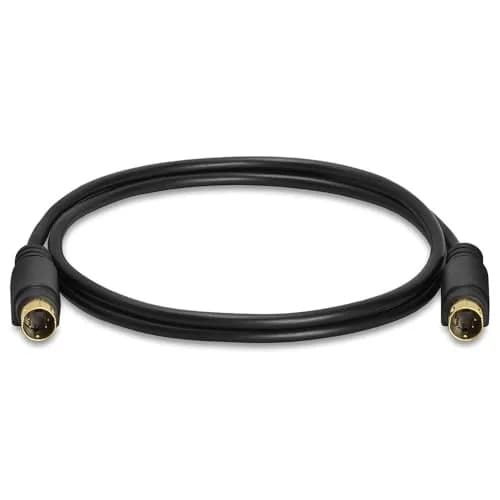 Cmple S-Video Cable Gold-Plated 4-PIN SVHS 3 Feet | Low Signal Loss, Corrosion-Free Connection thumbnail 2