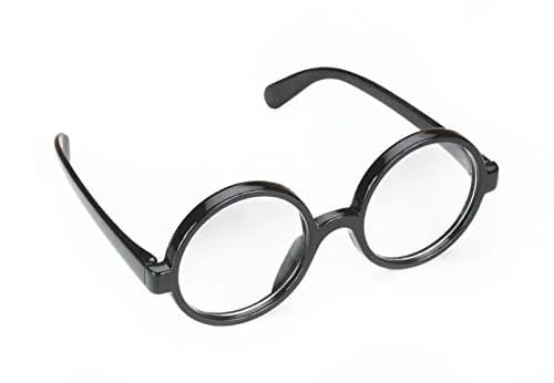Empire Magic Black Eyeglass Frame | Classic Round Design for Men & Women (2in Lenses) thumbnail 1