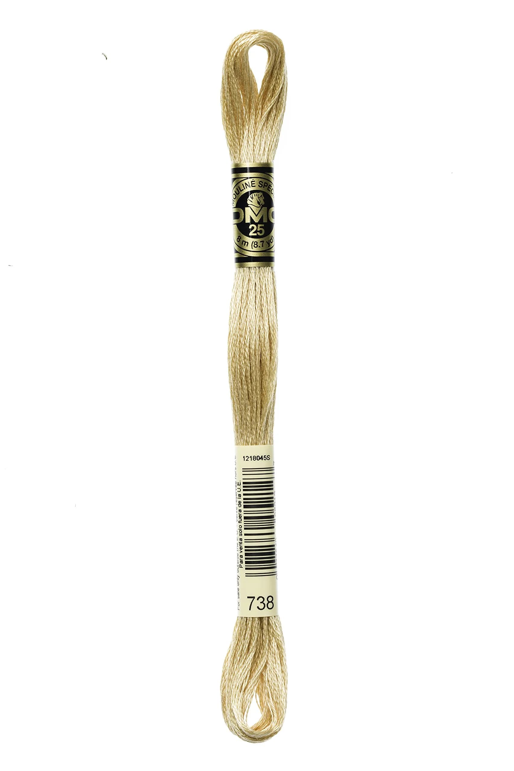 DMC Six Strand Embroidery Cotton Floss, Very Light Tan, 8.7yd (7.96m) | Colorfast & Fade Resistant - main product image