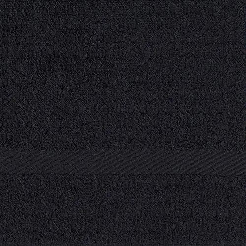 DII Basic Terry Collection Waffle Dishtowel Set, 15x26, Solid Black, 4 Piece thumbnail 4