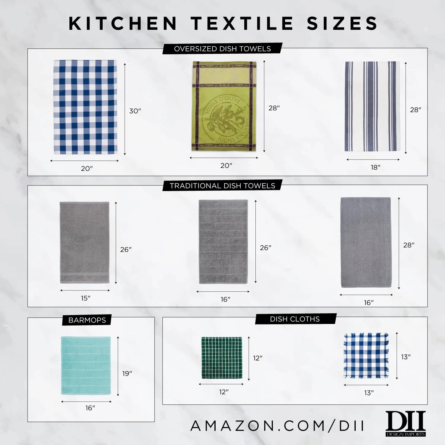 DII Cleaning Collection Soft Highly Absorbent Microfiber, Dishcloth Set, 12x12, Taupe, 6 Piece thumbnail 4